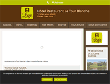 Tablet Screenshot of latourblanche87.com